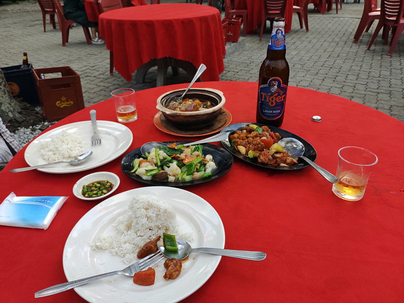 ジャングルの食堂夕食9b